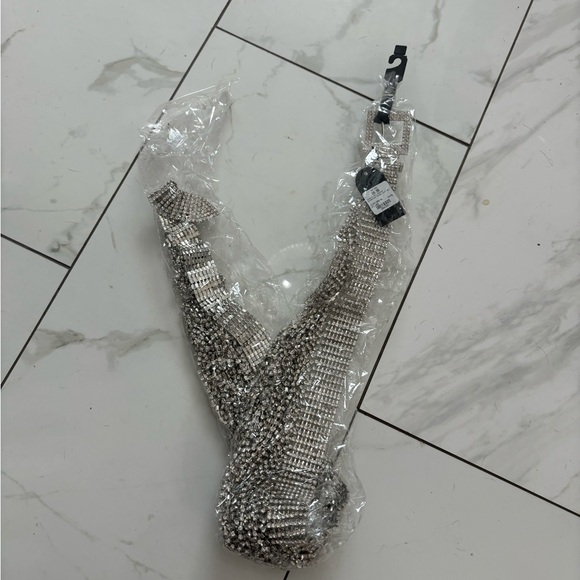 Rhinestone fringe skirt belt - Picture 2 of 2